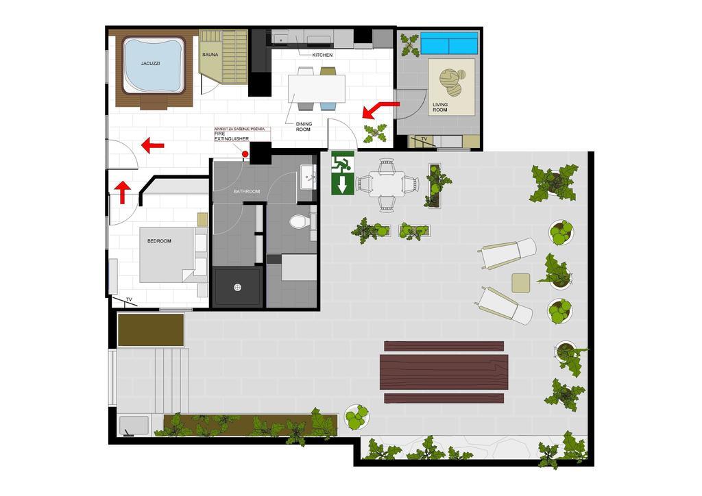 Luxury Apartment Spa "Marina" Makarska Oda fotoğraf